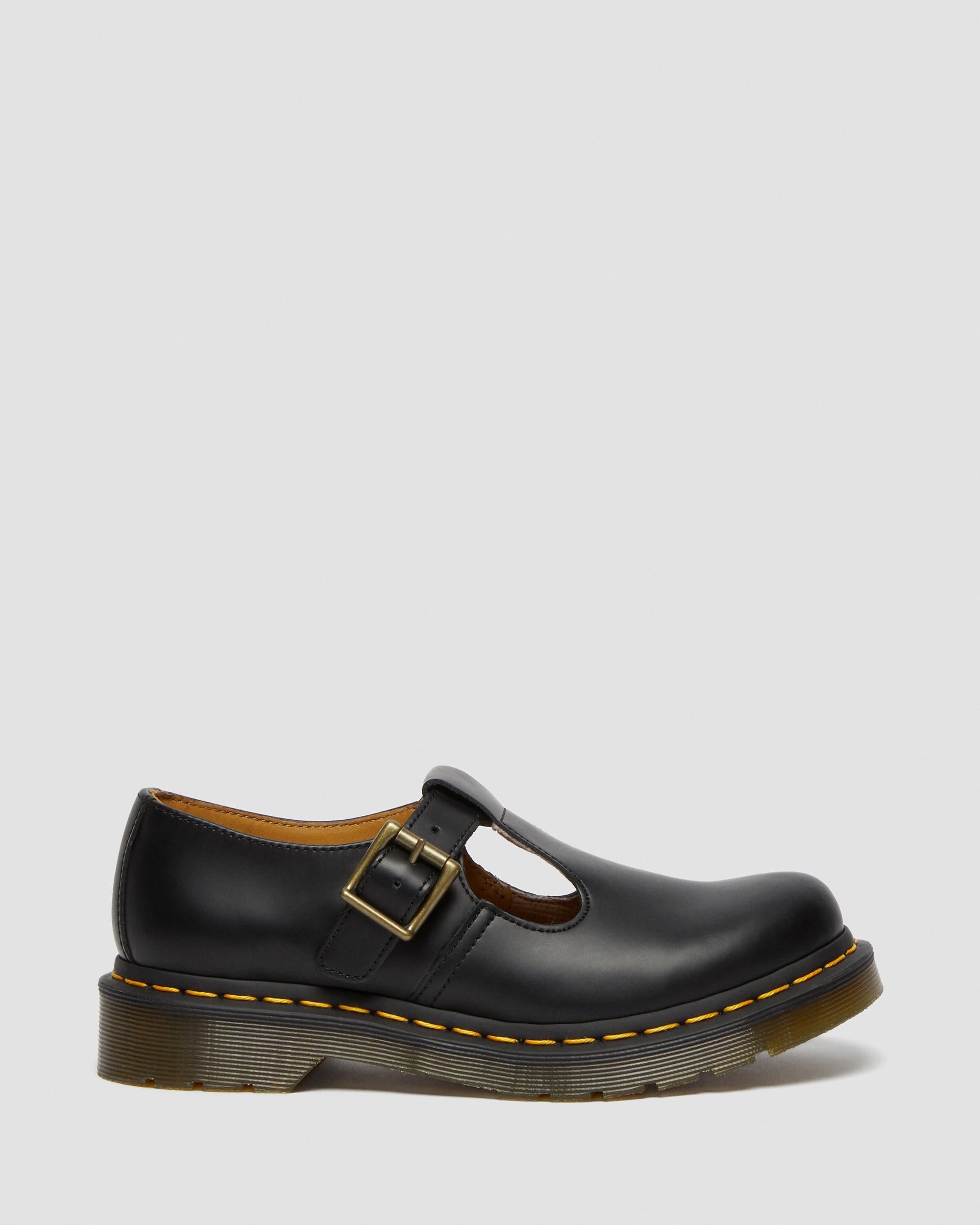 Polley Smooth Leather Mary Jane Shoes - Womens | Dr. Martens Singapore