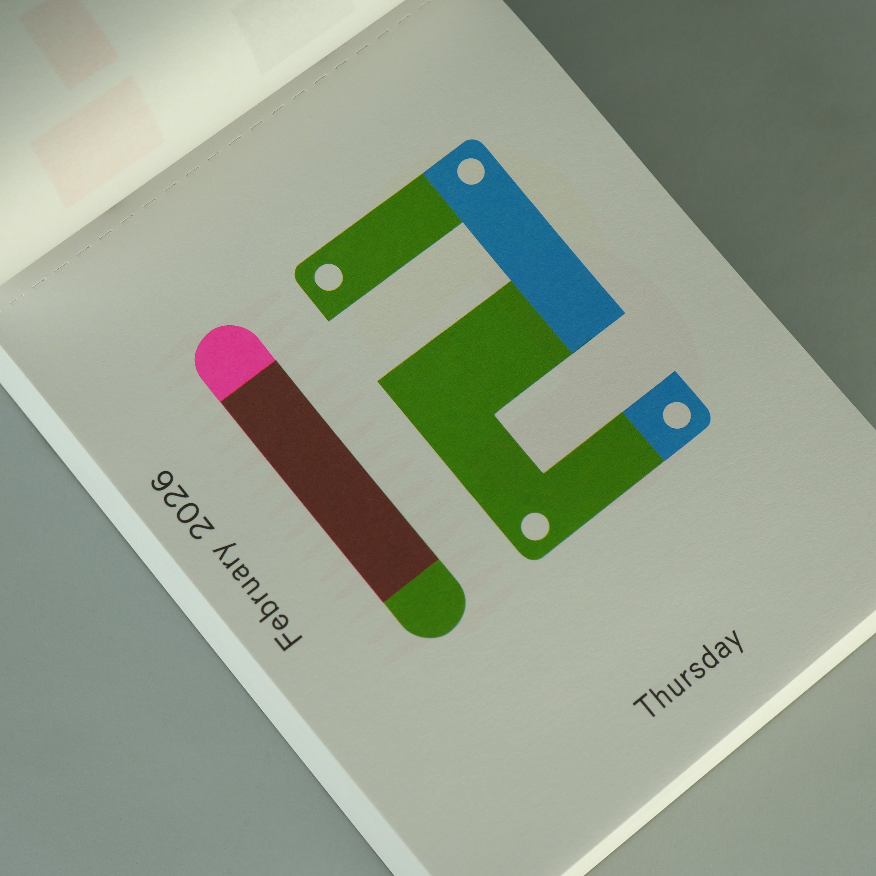 Karel Martens: Every Day Is a New Day – Calendar 2026 – Draw Down