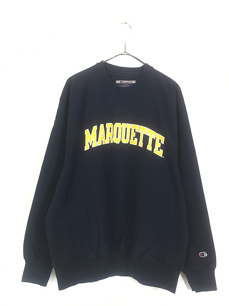 古着 00s Champion Reverse Weave 「MARQUETTE」 リバース スウェット