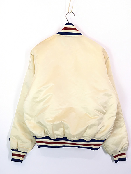 古着 80s USA製 STARTER MLB Chicago Cubs カブス 光沢 サテン