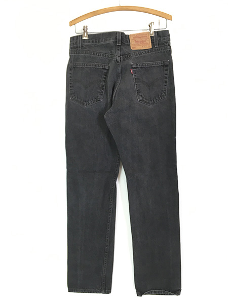 古着 90s USA製 Levi's 505-0260 サルファ スーパー ブラック デニム