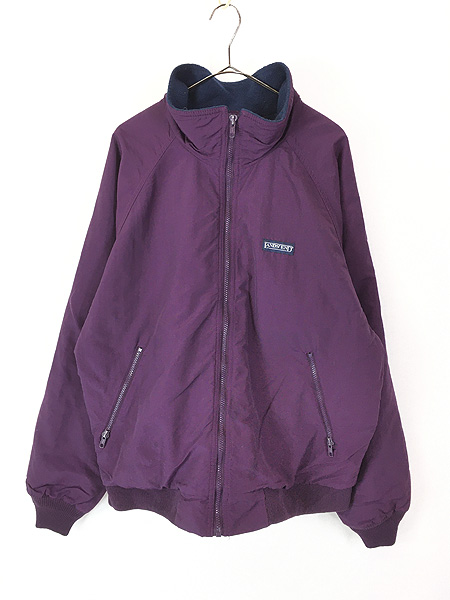 古着 90s USA製 LANDS' END 「Squall Jacket」 フリース ライナー