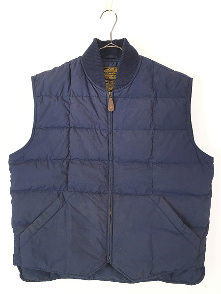 古着 80s Eddie Bauer 名作 「Downlight Canadian Vest」 キルティング
