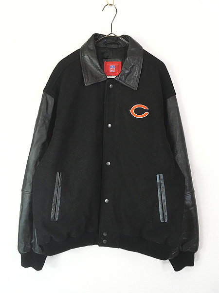古着 90s Chalk Line NFL Chicago Bears ベアーズ 本革 レザー