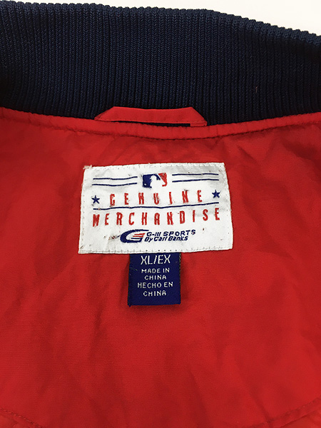 古着 MLB Boston Red Sox レッドソックス パデット ナイロン