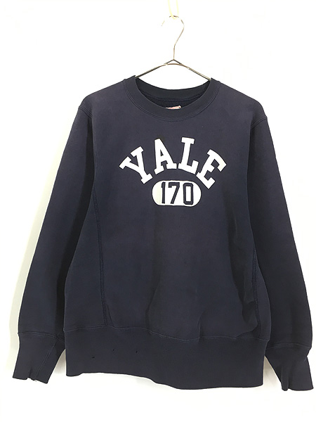 古着 60s USA製 Champion Knitwear Reverse Weave 「YALE」 2段