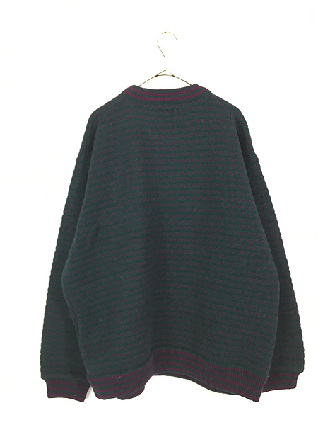 古着 80s ノルウェー製 LL Bean バーズアイ & リブライン ヘビー