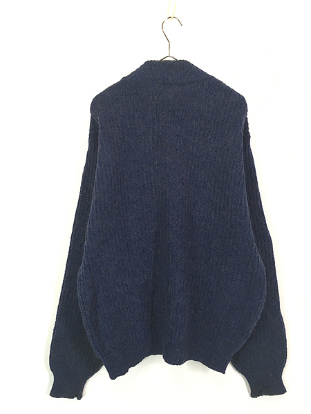 古着 80s USA製 LL Bean ヘビー アルパカ ウール ニット ドライバーズ