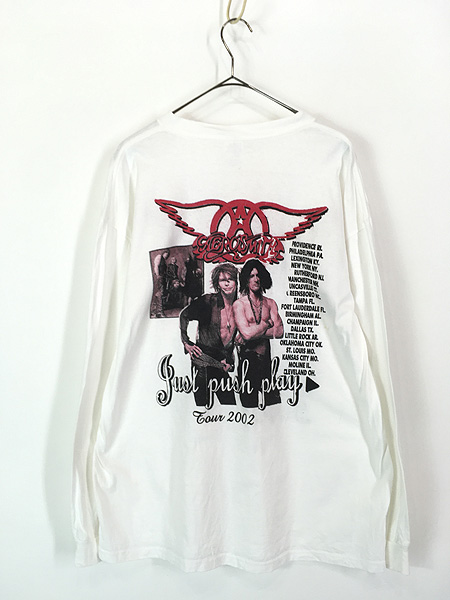 エアロスミス 90~00s ビンテージ サイケ柄 ロンT エアロスミス 90~00s