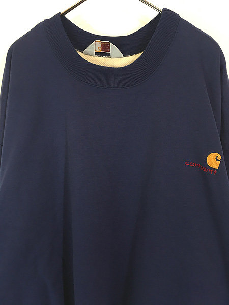 古着 80-90s Carhartt 裏地 サーマル ワンポイント ソリッド