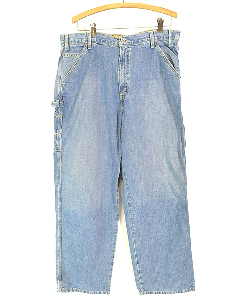 古着 00s Levi's Silver Tab 「carpenter」 ブルー デニム ペインター
