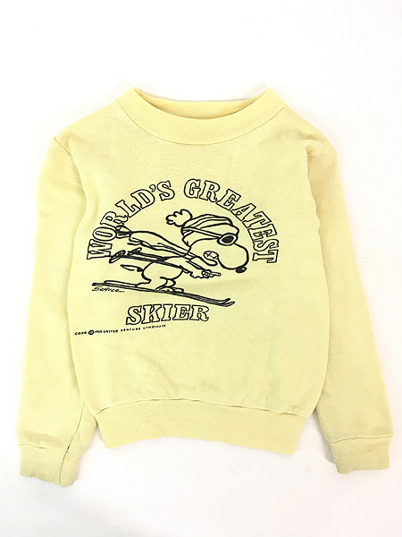 キッズ 古着 60s SNOOPY スヌーピー 「WORLD'S GREATES SKIER