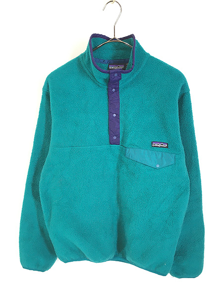 レディース 古着 91s Patagonia スナップT シンチラ フリース