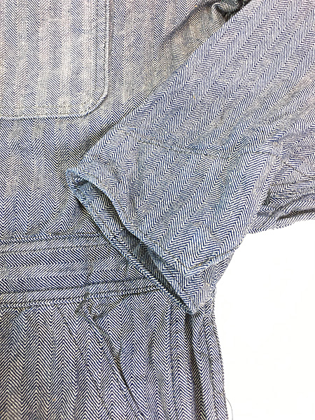 古着 60s Wrangler BLUE BELL 斜めベル ヘリンボーン デニム ワーク