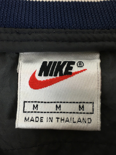 古着 90s NIKE BIG スウォッシュ プルオーバー ナイロン ジャケット M