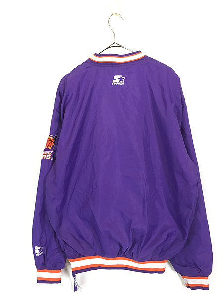 古着 90s STARTER NBA Phoenix Suns サンズ プルオーバー ナイロン