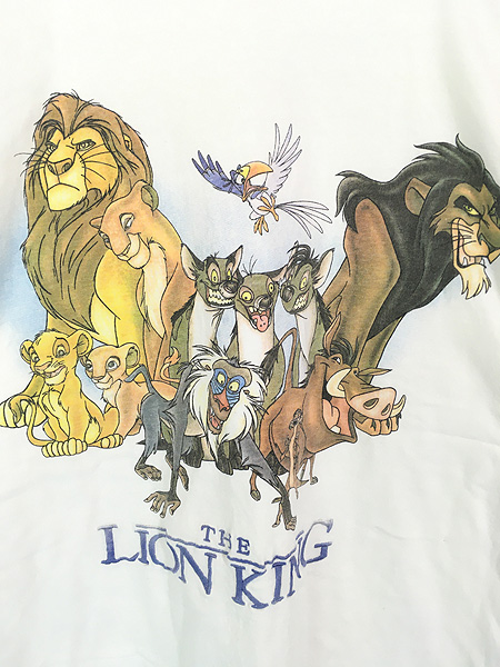 193 ライオンキング LION KING 90年代ヴィンテージTシャツ ライオン