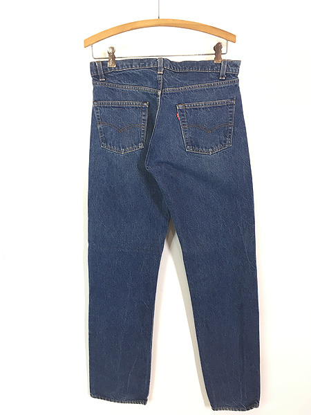 古着 80s USA製 Levi's 501 「66 後期」 黒カン 内股シングル 濃紺