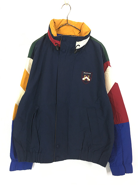 古着 90s TOMMY HILFIGER カラフル クレイジー パターン 2way