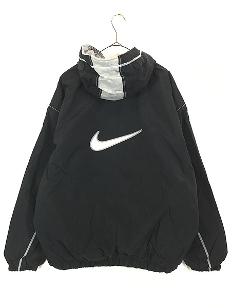 古着 90s NIKE スウォッシュ 刺しゅう ステッチ ライン パデット