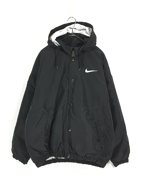 古着 90s NIKE スウォッシュ 刺しゅう 2way パデット ナイロン