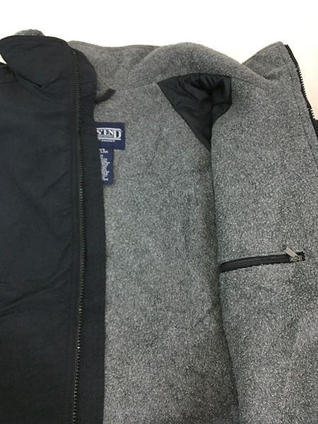 古着 90s USA製 LANDS' END 「Squall Jacket」 フリース ライナー