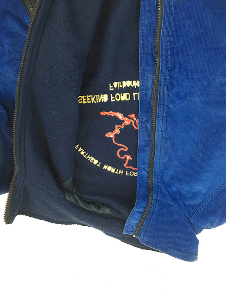 古着 80s USA製 「FORD」 車 企業 パデッド スタンドカラー