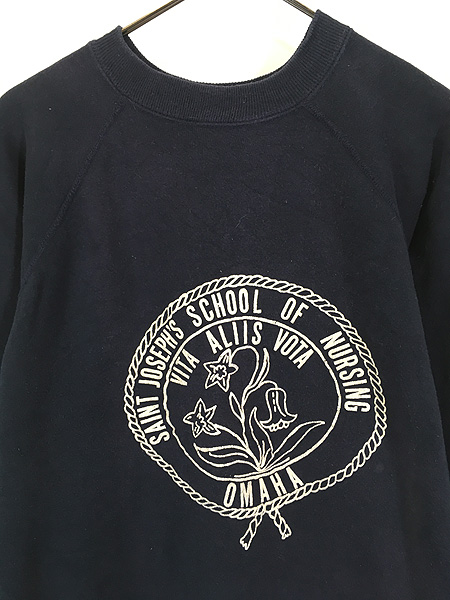 古着 60s 「Saint Joseph's School of Nursing」 フロッキー 100