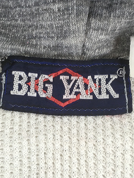 古着 70s ルーマニア製 BIG YANK 無地 ソリッド 裏サーマル ダブル