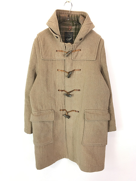 古着 70s 英国製 Gloverall トグル ボタン チェック ライナー ウール