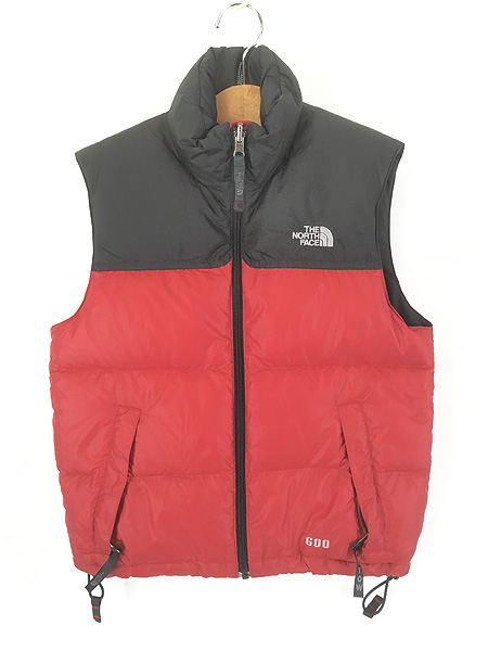 古着 90s USA製 TNF The North Face ロゴ 刺しゅう フリース ベスト XL
