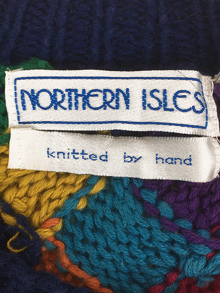 古着 90s Northern Isles マルチ ブロック パッチワーク ラミー