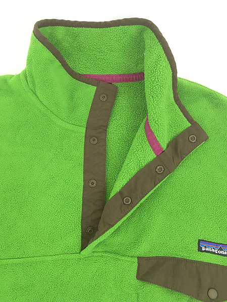 古着 11s Patagonia スナップT シンチラ フリース ジャケット アップル
