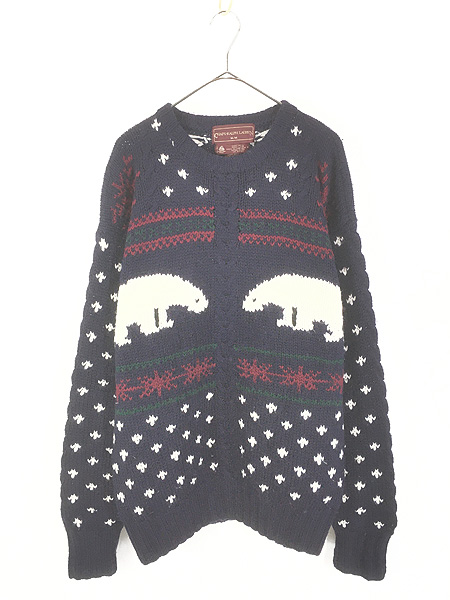 古着 90s Polo Ralph Lauren 「Sucide Ski」 スキー ノルディック柄