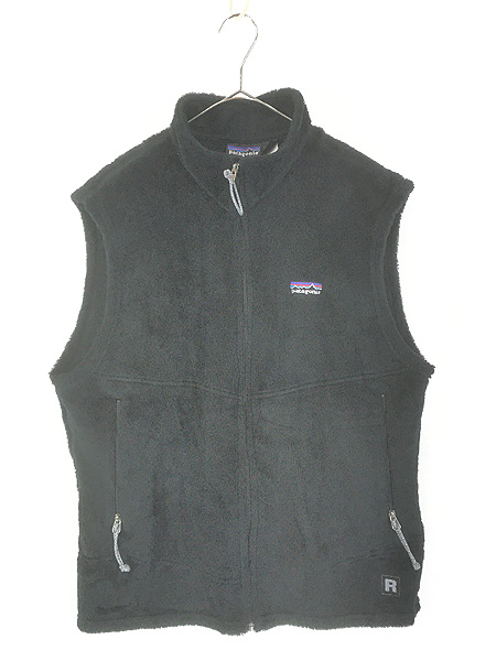 古着 06s USA製 Patagonia ワンポイント ソリッド シンチラ フリース