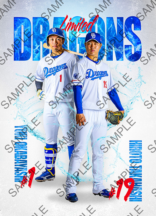 ドラゴンズ公式オンラインショップにて、DRAGONS COLLECTIONの紙トレカ