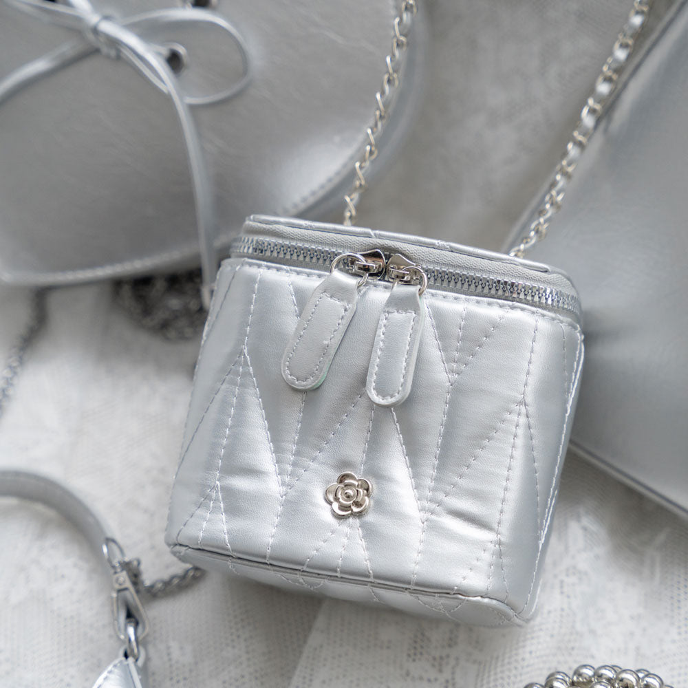 キルティングチェーンバニティバッグ – レディースファッション通販の