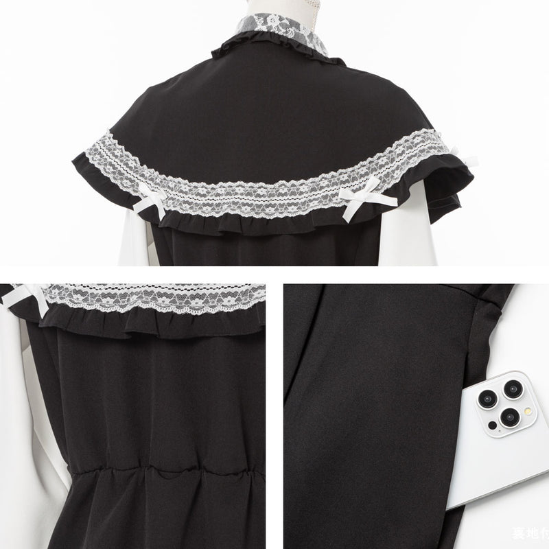 ポンチョ風袖切替ワンピース – レディースファッション通販の夢展望