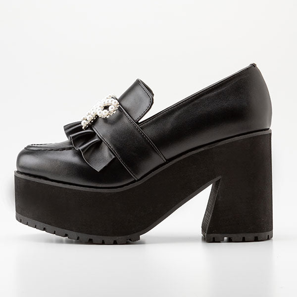 パールリボンローファーパンプス – レディースファッション通販の夢