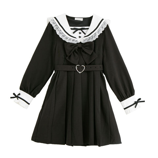 レースリボン学園セーラーワンピ – レディースファッション通販の夢