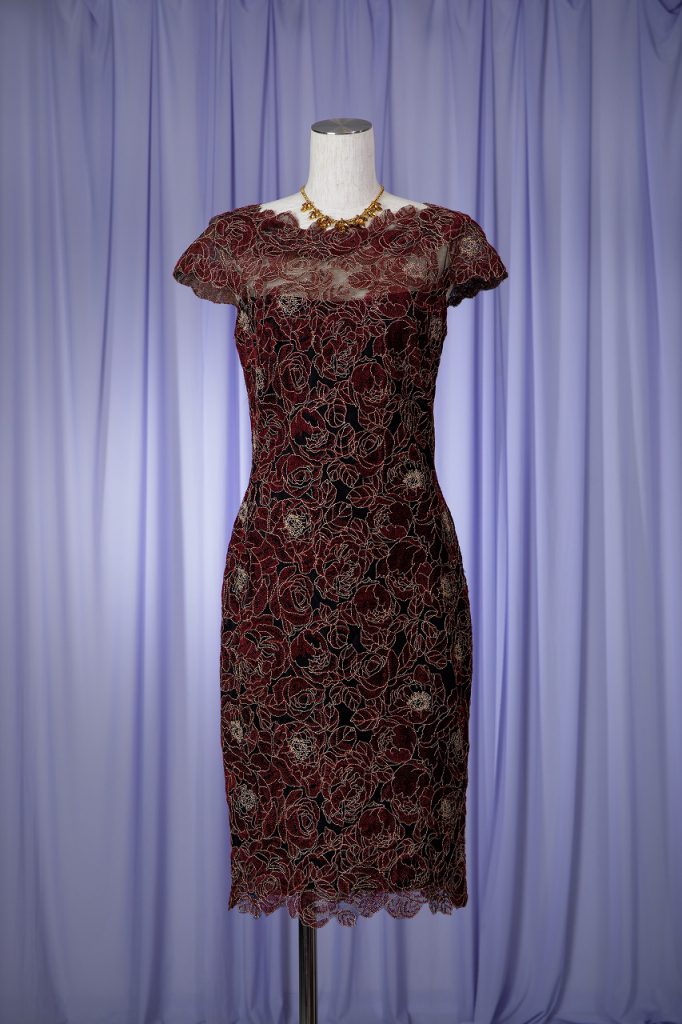 TADASHI SHOJI タダシショウジ ワインローズドレス | 結婚式
