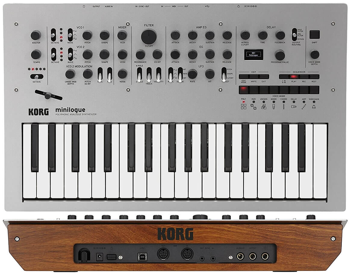 KORG minilogue - 驚異のコストパフォーマンスを実現した多機能な37鍵
