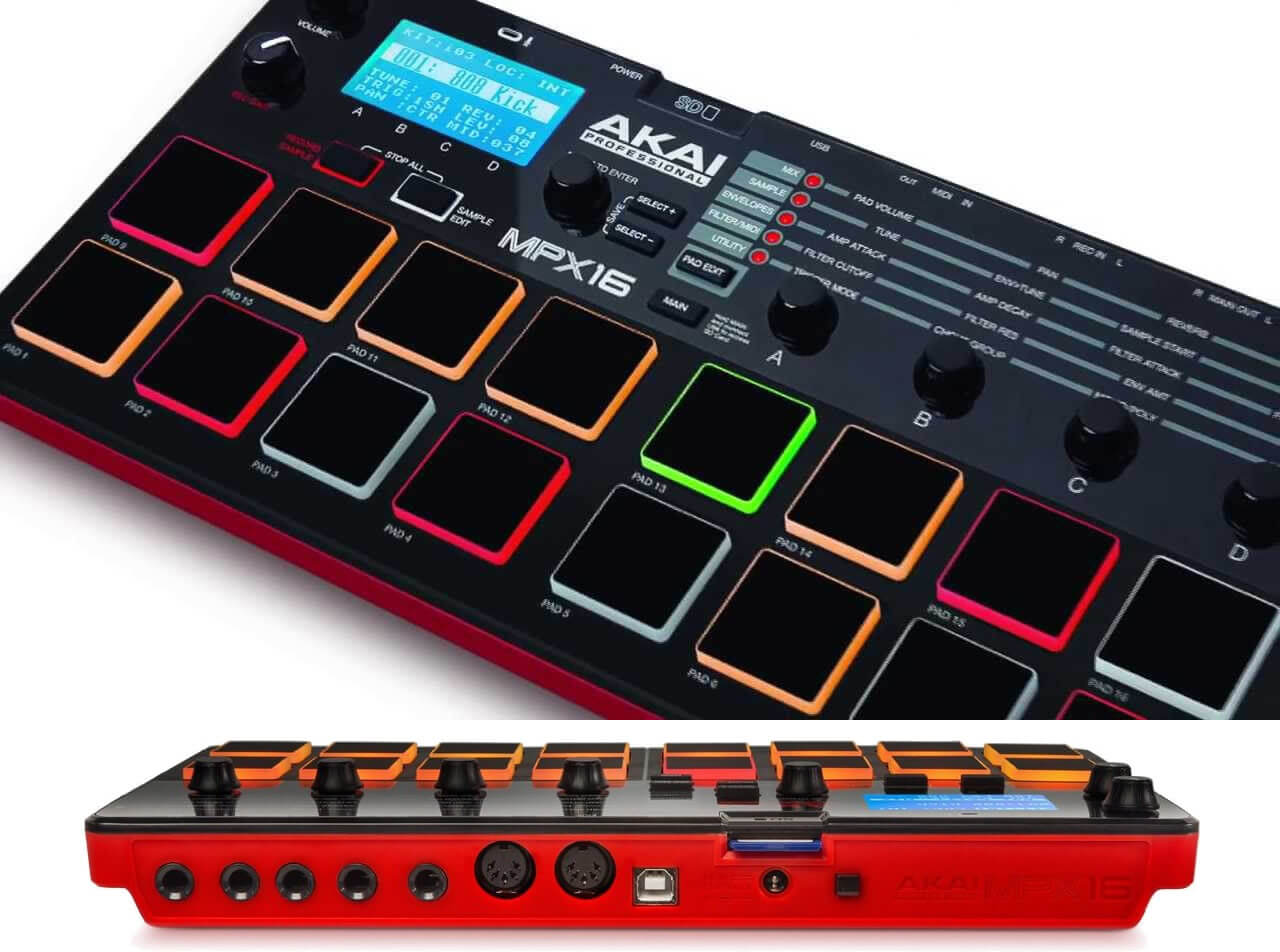 AKAI MPX16 - 16パッド搭載ステレオ・サンプラー／MIDIコントローラ