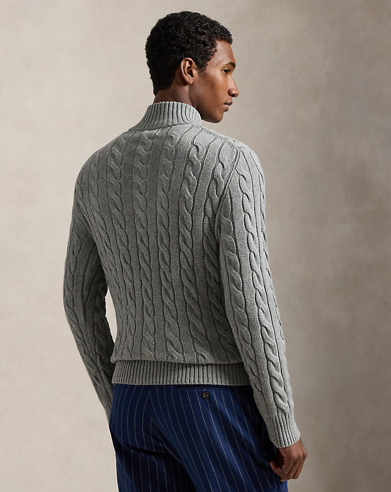 Cable-Knit Cotton Sweater | Ralph Lauren