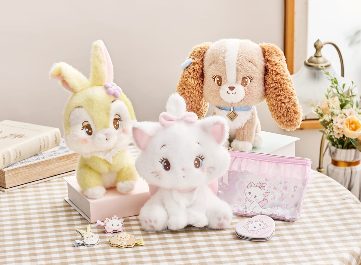 人気イラストレーターが描くマリー、レディ、ミス・バニー！ディズニー