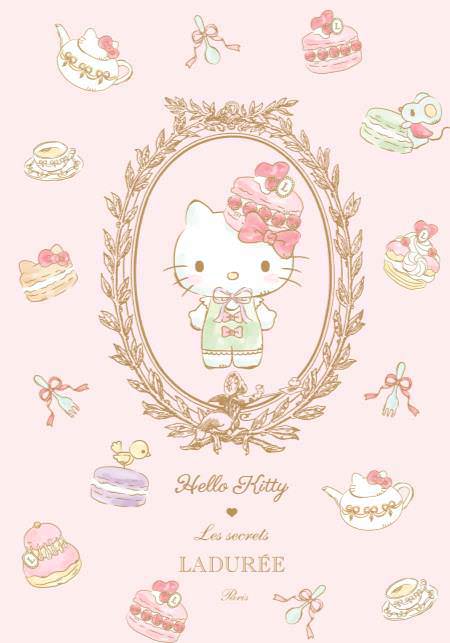 ガーリーなスイーツ柄！サンリオ「 ハローキティ スクレ・ラデュレ