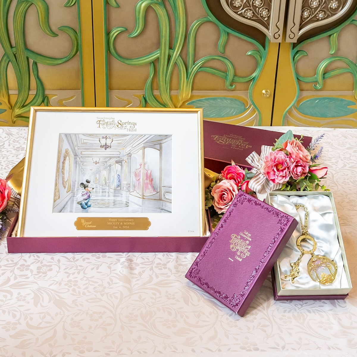 ファンタジースプリングス グランシャトー ピンバッジ バッグ ポスト