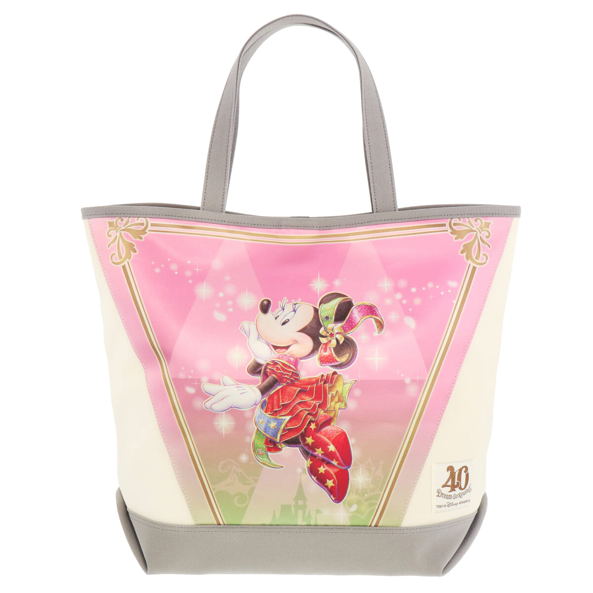 ディズニー 40周年 ガーランド タペストリー バッグ ぬいば ミニー