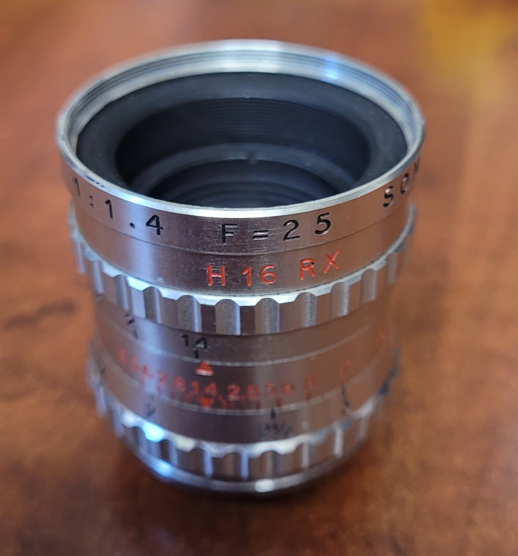Som Berthiot Cinor 25mm F1.4 H16RX C-Mount lens – Du-All Camera