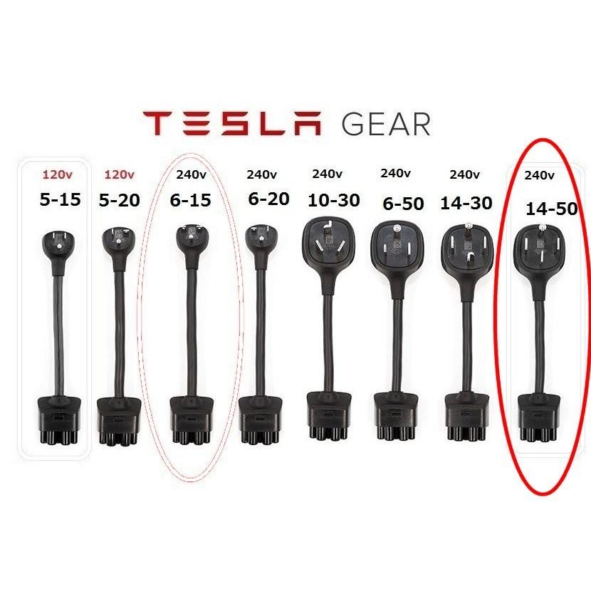 在庫あり テスラ Gen2 モバイルコネクター用 200-250V NEMA14-50